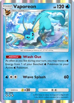 Vaporeon | Pokémon Cards and Details | pkmn.gg