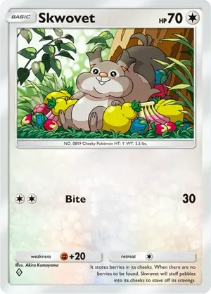 skwovet pokemon card Skwovet - 222/198 222 - SV01 Scarlet & Violet Base Set Holofoil