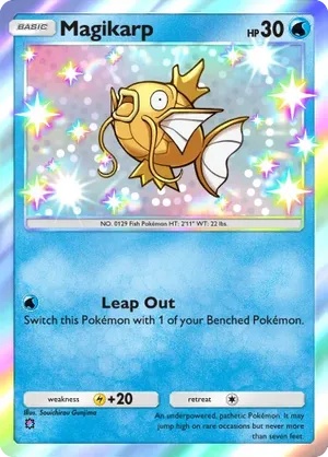 magikarp pokemon card value - (33/108) (Dont apply Weakness and Resistance for Benched Pokmon.) Weakness / Resistance / Retreat Cost PokeDATA - Check current Pokemon