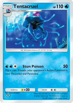 1995 tentacruel pokemon card value Pokemon Gym Heroes - Misty's Tentacruel - 010/132