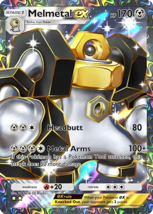 shiny melmetal pokemon card Amazon.com: Melmetal 046/078 - Pokemon Go - Foil - Evolution Card Lot main image 1