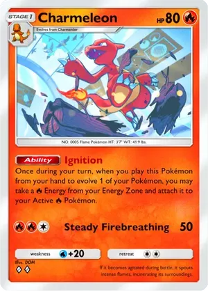 Charmeleon | Pokmon Cards and Details | pkmn.gg