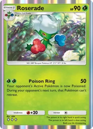 Roserade | Pokémon Cards and Details | pkmn.gg