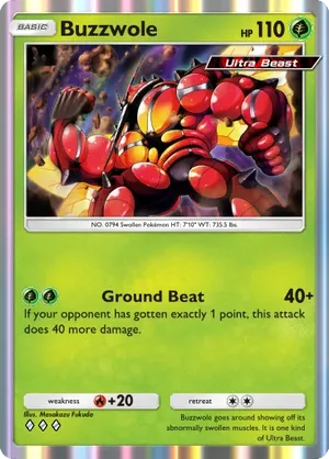 buzzwole pokemon card value Pokemon Trading Card Game Hidden Fates Shiny Rare Buzzwole SV24