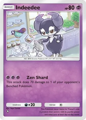 Indeedee | Pokémon Cards and Details | pkmn.gg