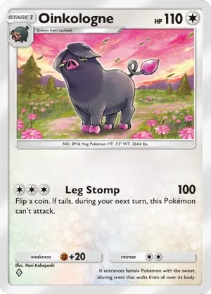 oinkologne pokemon card value 208/091 Attack 2 Oinkologne Card Prices & Value
