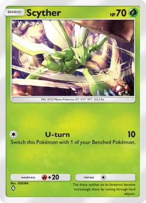 Scyther | Pokmon Cards and Details | pkmn.gg