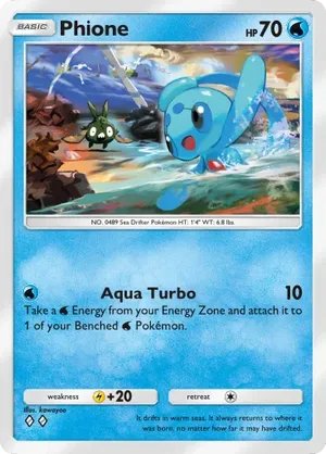 Phione | Pokémon Cards and Details | pkmn.gg