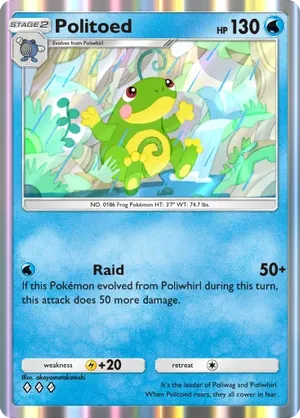 Politoed | Pokémon Cards and Details | pkmn.gg