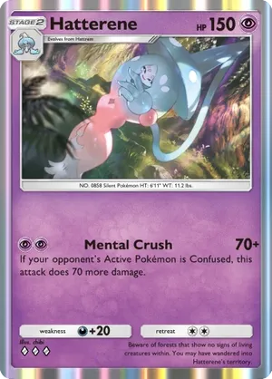 hatterene v pokémon card value Hatterene V - SWSH055 main image 1