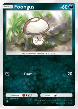 Foongus | Pokémon Cards and Details | pkmn.gg