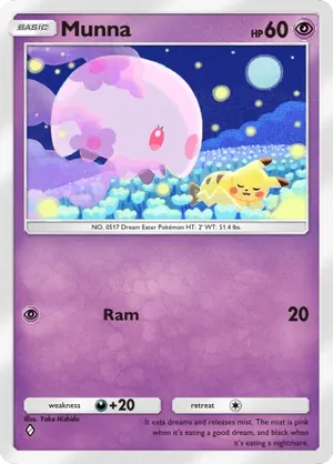 Munna | Pokémon Cards and Details | pkmn.gg
