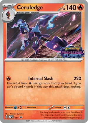 Ceruledge | Pokmon Cards and Details | pkmn.gg