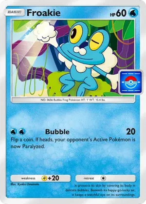 froggy pokemon card SV11/SV94 Froakie | Rare Holo Card | Hidden Fates Shiny Vault