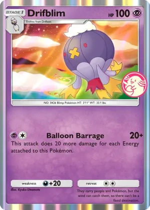 drifblim pokemon card value [2] Gust (30) Attack 2 Drifblim | Ozzie Collectables