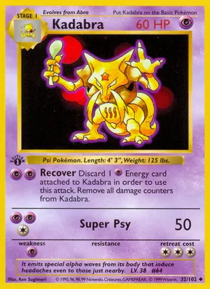 超大特価 Kadabra | pkmn.gg | Details and Cards Pokémon ポケモンカードゲーム