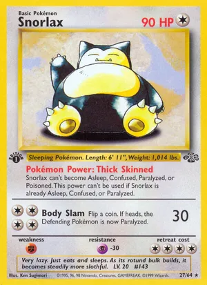 Snorlax | Pokmon Cards and Details | pkmn.gg
