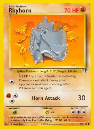 brock's rhyhorn pokemon card value Brock's Rhydon (2/132) - Gym Heroes 1st Edition Holofoil