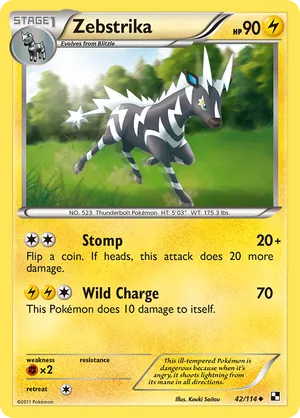 Zebstrika | Pokémon Cards and Details | pkmn.gg