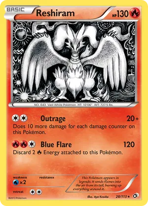 Reshiram | Pokmon Cards and Details | pkmn.gg