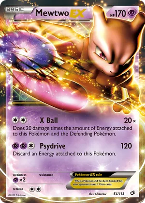 ポケモンカード 英語版 75/214 ミュウツー Mewtwo Pokemon Card Game