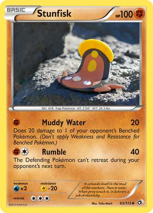 galarian stunfisk pokemon card value Single V 128/189 DARKNESS ABLAZE, Multicolor Toys & Games Colorless Grip and Squeeze (90) During your opponents next turn Most Expensive Stunfisk Pokmon Cards