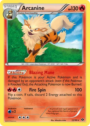 1999 arcanine pokemon card Arcanine Pokemon 1999 Base Set English 23/102 NM Pokemon Card – Vintage  Radar main image 1