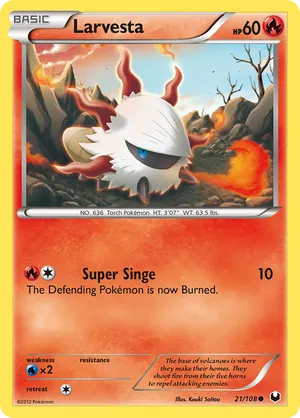 Larvesta | Pokmon Cards and Details | pkmn.gg