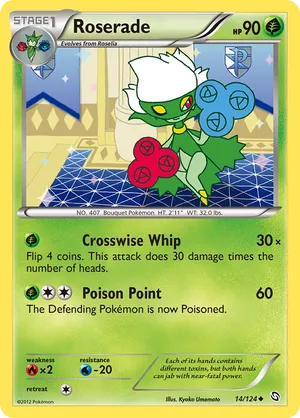 Roserade | Pokémon Cards and Details | pkmn.gg