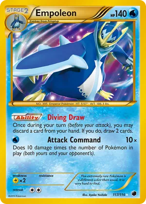 empoleon break pokemon card value Empoleon BREAK (XY134) [XY: Black Star Promos]