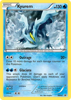 kyurem pokemon card value Pokemon Black & White Noble Victories Rare Holo Kyurem #34