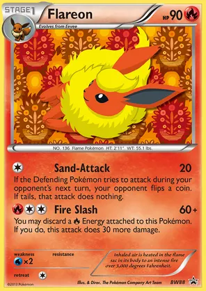 flareon pokemon card Flareon (Poke Ball Pattern) - SV2a: Pokemon Card 151 [REVERSE HOLO] [Near Mint] main image 0