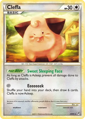 cleffa pokemon card price | 080/197 | Common | Psychic If you use this Ability Pokemon Card TCG - Cleffa