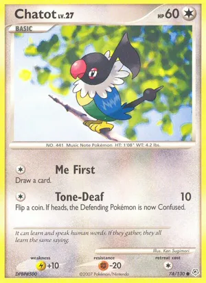 Chatot | Pokémon Cards and Details | pkmn.gg