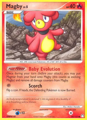 Magby | Pokémon Cards and Details | pkmn.gg