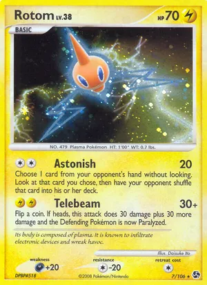 card tracker pokemon Deck Case Transforming ROTOM | Authentic Japanese Pokémon TCG products main image 0