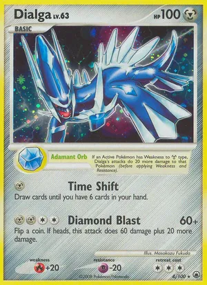 pokemon dialga card Platinum main image 0