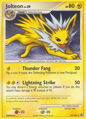 Jolteon | Pokmon Cards and Details | pkmn.gg