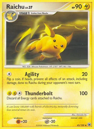 Raichu | Pokmon Cards and Details | pkmn.gg