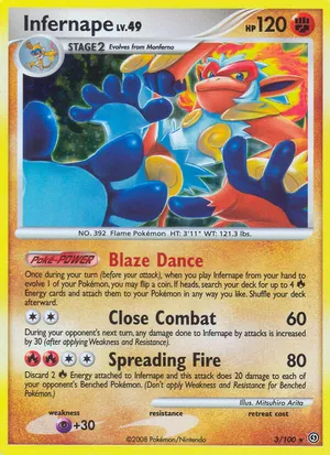 Infernape | Pokémon Cards and Details | pkmn.gg