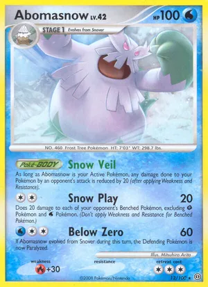 abomasnow pokemon card value - SWSH11: Lost Origin [REVERSE HOLO] All cards will be carefully packed for safe transit. Pokemon - Abomasnow (26) -