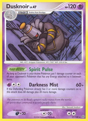 Dusknoir | Pokémon Cards and Details | pkmn.gg