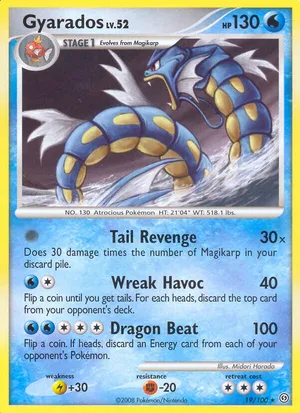 original gyarados pokemon card value 1999 Game 2001 Nintendo Pokemon Neo Revelation