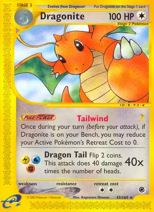 Dragonite #043/165 Expedition Base Set | pkmn.gg