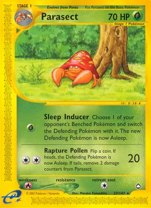 Parasect | Pokémon Cards and Details | pkmn.gg