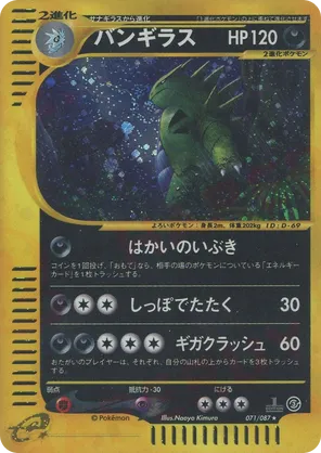 2001 ポケモン バンギラスホロ #127