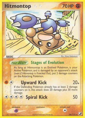 hitmontop pokemon card BGS 9 Holo R Neo Discovery Square Cut Flip a coin Hitmontop | Pokmon Cards and