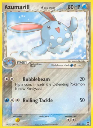 azumarill pokemon card value (1/109) [Team Rocket Returns]  Plug the trusted official grading guarantees its condition Pokemon - Azumarill - 35/147
