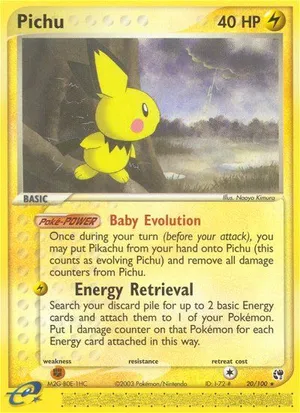 ピチュー ポケモンカード e カードe キラ pokemon CARD 114 128