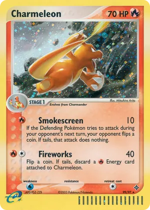 is charmeleon a rare pokemon card Charmeleon | Black & WhiteLegendary Treasures